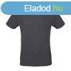 B&C B02E unisex rvid ujj pl, dark grey