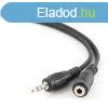 Gembird Jack stereo 3,5mm M/F audio kbel hosszabbt 5m fek