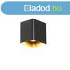 Modern fali lmpa, fekete, LED IP54 ngyzet - Evi