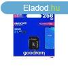 Goodram microSDHC 256GB Class 10 memriakrtya SD adapterrel