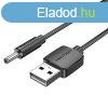 Vention CEXBG 5V 1,5 m-es USB-DC 3,5 mm-es tpkbel