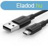 USB-Mikro USB-kbel UGREEN QC 3.0 2,4A 1m (fekete)