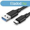 USB-USB-C 3.0 UGREEN US184 kbel 2m (fekete)