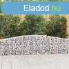 2 db ves horganyzott vas gabion kosr 400x30x60/80 cm