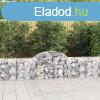 4 db ves horganyzott vas gabion kosr 200x30x60/80 cm