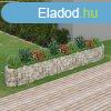 Horganyzott vas gabion magasgys 400 x 50 x 50 cm