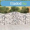 2 db ves horganyzott vas gabion kosr 200 x 50 x 100/120 cm