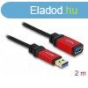 DELOCK kbel USB 3.0 Type-A male / female hosszabbt 2m Pre