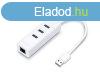 USB eloszt-HUB s ethernet talakt, 3 port, USB 3.0, TP-L