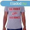 47 Brand Frozen Rope Tee Grey Detroit Red Wings