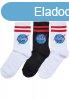 Mr. Tee NASA Insignia Socks Kids 3-Pack white/black