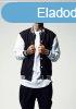 Urban Classics 2-tone College Sweatjacket blk/wht