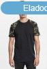 Urban Classics Raglan Contrast Tee blk/woodcamo