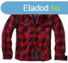 Brandit Lumberjacket dzseki, piros-fekete