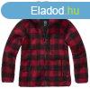 Brandit Teddy ni fleece dzseki, red/black