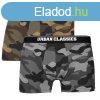 Urban Classics frfi boxer alsnadrg 2-pack, woodcamo- dark