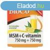 BIOCO MSM+C-VITAMIN ITALPOR 750MG+750MG