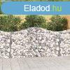 4 db ves horganyzott vas gabion kosr 200 x 50 x 100/120 cm