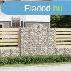 4 db ves horganyzott vas gabion kosr 200x50x180/200 cm