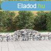 7 db ves horganyzott vas gabion kosr 300x50x40/60 cm