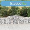 6 db ves horganyzott vas gabion kosr 400x30x60/80 cm