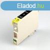 Epson -hoz, T0611 BK (fekete) utngyrtott tintapatron (~450