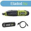 Ryobi 4V USB Lithium famegmunkl gp, tartozkokkal, 1x2,0A