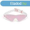  White & Pink Fairy Goat Leather Blindfold 