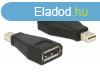 DeLock Adapter mini Displayport 1.2 male > Displayport fe