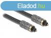 DeLock Toslink male - male Standard Cable 5m Anthracite