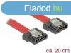 DeLock SATA 6Gb/s Cable FLEXI 0,2m Red