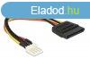 DeLock Power Cable SATA 15 pin female > 4 pin floppy male