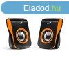 Genius SP-Q180 Speaker Black/Orange