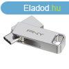 PNY 128GB Duo Link Flash Drive USB3.2 Silver