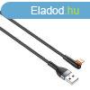 USB-kbel a Lightning LDNIO LS561-hez, 2,4A, 1 m (fekete)