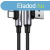 USB-USB-C kbel, ferde UGREEN US176, 3A, 0.5m (fekete)