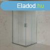 Welland SQ-9090 zuhanykabin elhzhat ajtval - 90 x 90 cm -