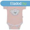 Baba body rvid ujj New Baby BrumBrum old pink grey 80 (9-1