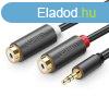 UGREEN AV109 Apa, 3,5 mm-es jackdug 2x RCA-aljzathoz (Cinch