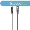 AUX jack 3,5 mm-es audio bvt Dudao L11S, 1 m (fekete)