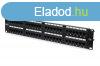 Digitus 48-port Patch Panel 2U Black