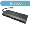 LC Power LC-HUB-C-MULTI-7-M2 USB hub/M.2 SSD enclosure Black