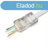 Gembird Universal pass-through modular UTP plug RJ45/8P8C 10