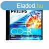 Philips CD-R 80 52x vastag tok 1db/cs (1-es cmke)