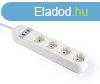 Gembird Smart power strip with USB charger 4 sockets White