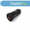 Hama Qualcomm Quick Charge 3.0 Car Charger Black