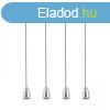 BABADES IV függő lámpa króm 230V GU10 4x35W