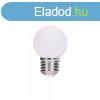 Sznes Led izz, G45, fehr, E27 foglalat, 2 W, 5 db kszlet