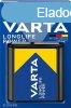 Elem, 3LR12 lapos elem, 4,5 V, 1 db, VARTA Longlife Power