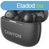 Canyon TWS-10 ANC+ENC Bluetooth Headset Dark Gray